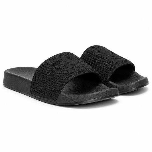 PSYCHO BUNNY MENS KNIT SLIDES