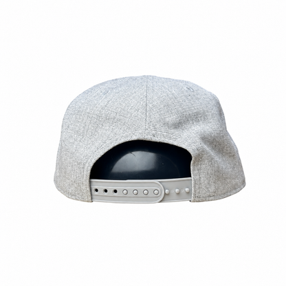 DETROIT LIONS HEATHER GRAY/BLACK/WHITE 9FIFTY SNAPBACK CAP