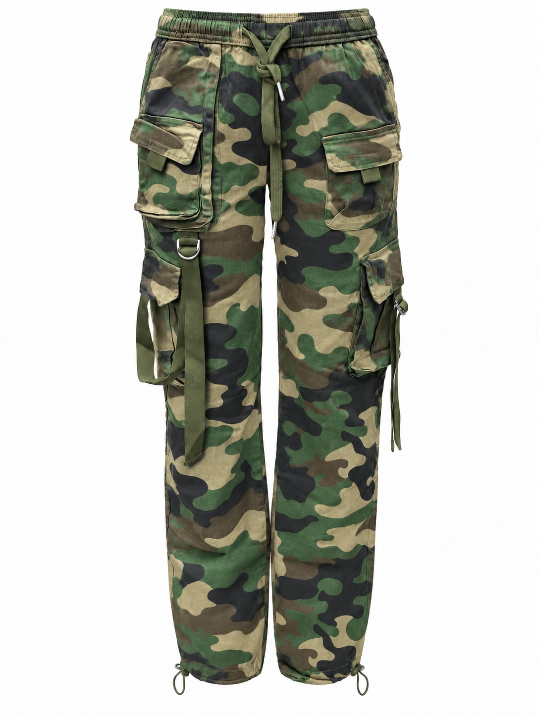 REDFOX WOMEN'S UTILITY STRAP CARGO JOGGER PANTS (PL5412)