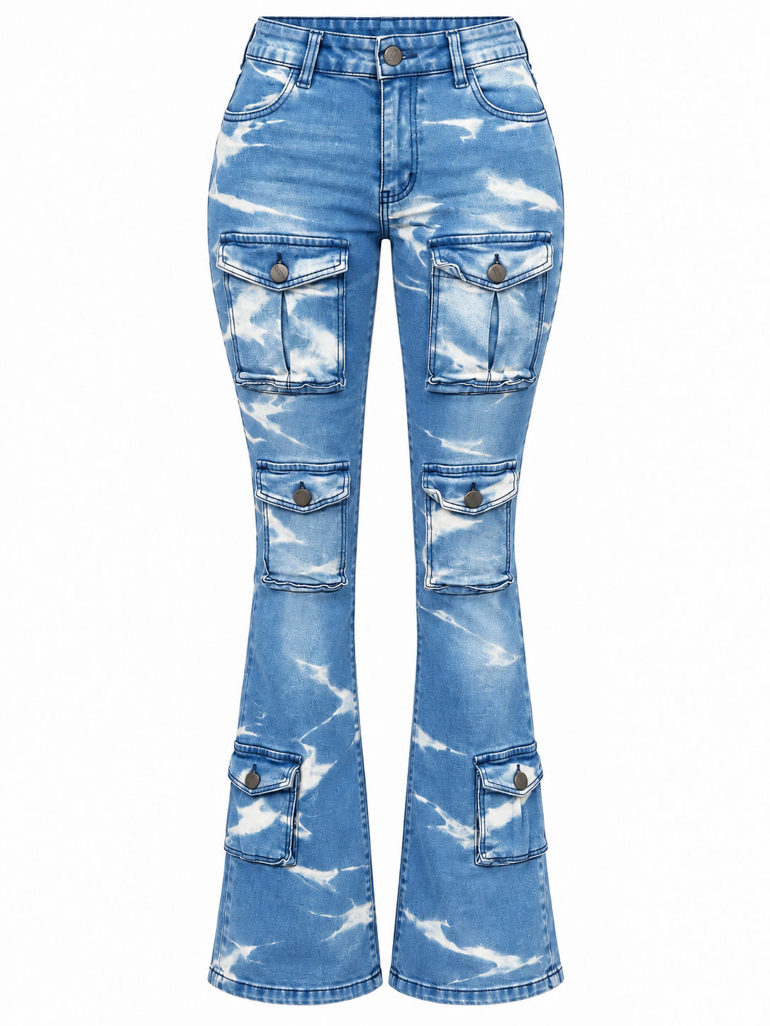 AMERICAN BAZI UTILITY FLARE JEANS