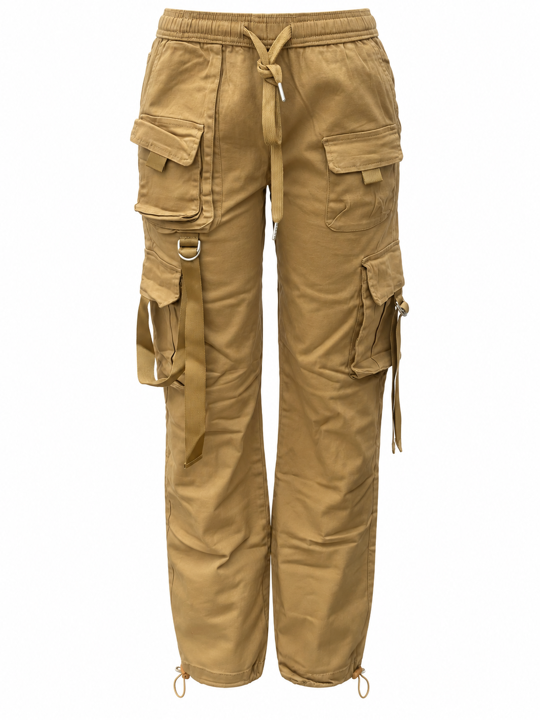 REDFOX WOMEN'S UTILITY STRAP CARGO JOGGER PANTS (PL5412)