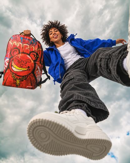 SPRAYGROUND DIABLO MURAL FIRE BACKPACK UNISEX OS MULTI ADJUSTABLE STRAP SPR332 (B8890)