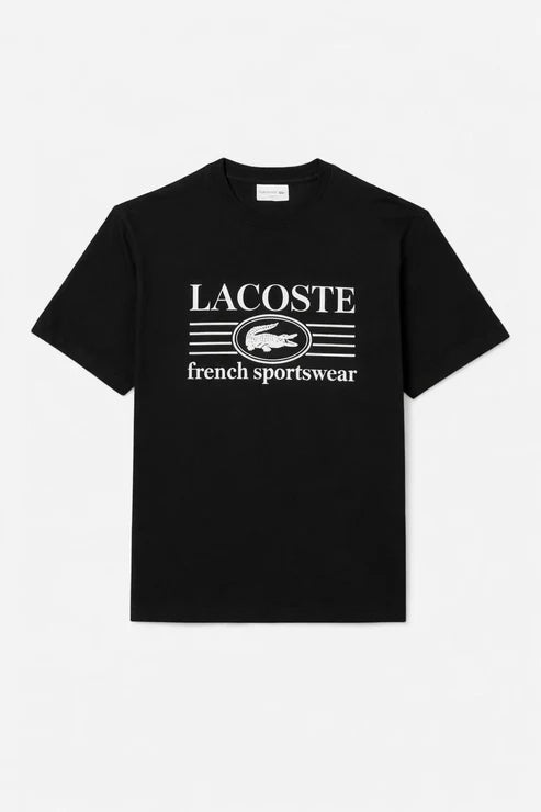 Lacoste Classic Fit Cotton Print T-shirt