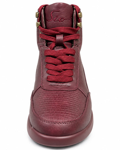 SIO EMBOSSED HIGH TOP SNEAKERS (DARYN)