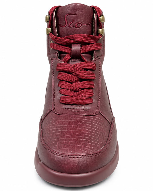 SIO EMBOSSED HIGH TOP SNEAKERS (DARYN)