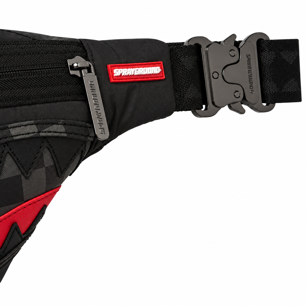 SPRAYGROUND PUFFER CHECK SAVVY CROSSBODY (B6857)