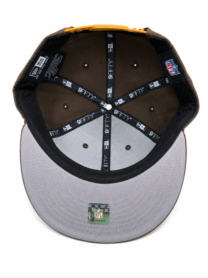 NEW ERA DETROIT LIONS WALNUT/PANAMA TAN 9FIFTY SNAPBACK CAP
