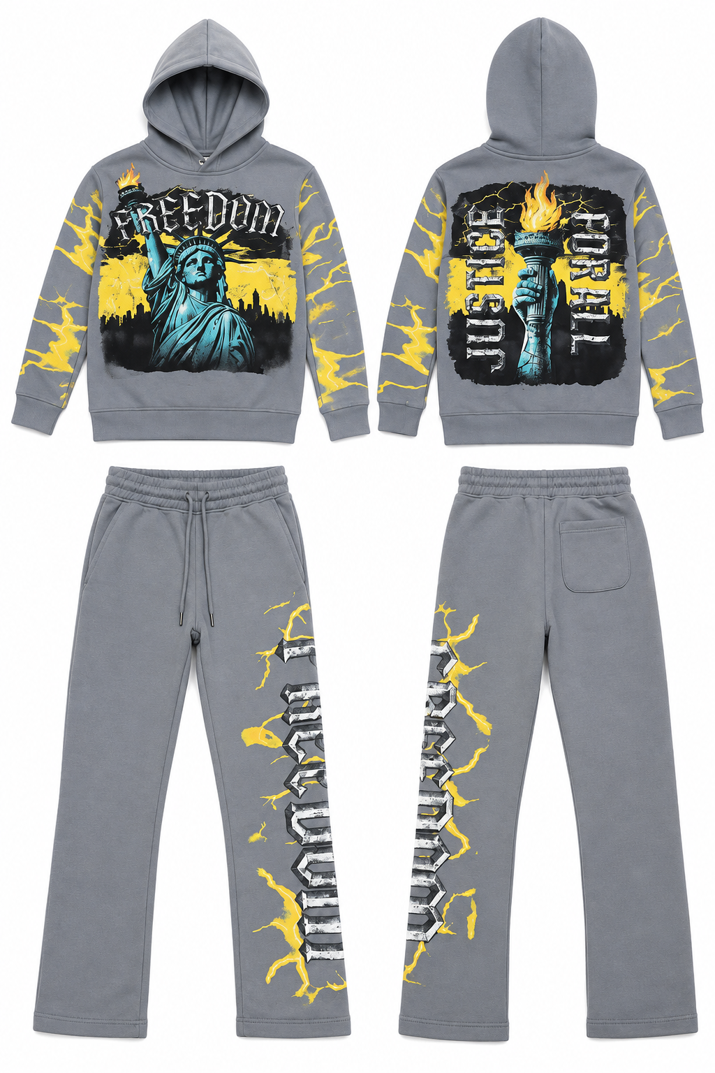 EVOLUTION KIDS STATUE FREEDOM FLEECE SET