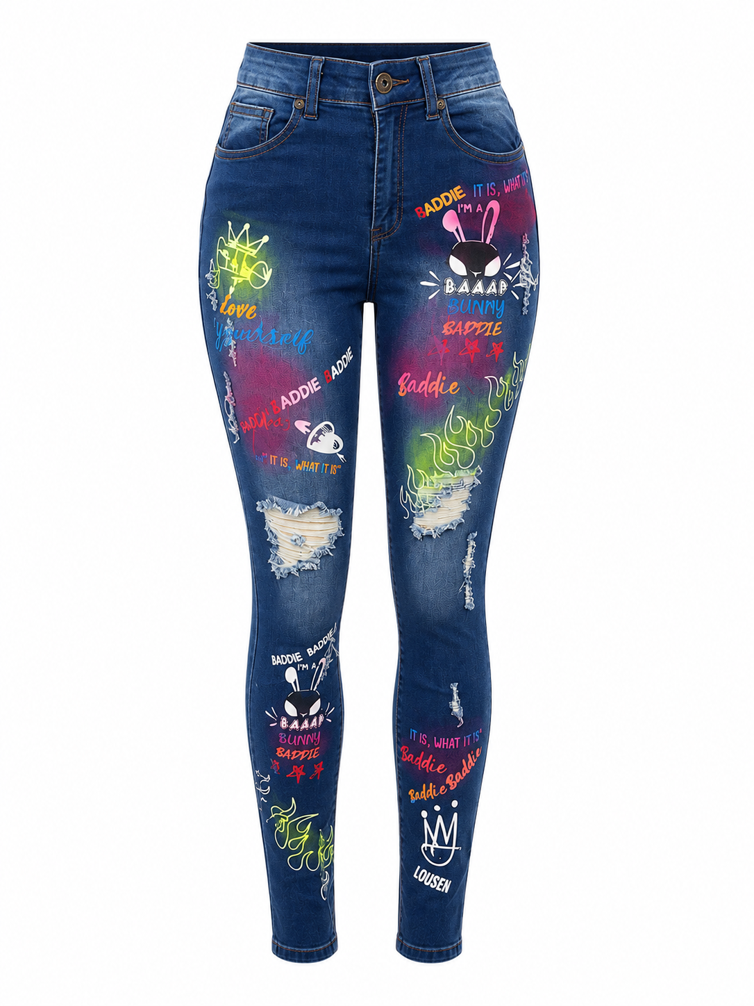 REDFOX WOMEN'S BADDIE SKINNY JEAN
