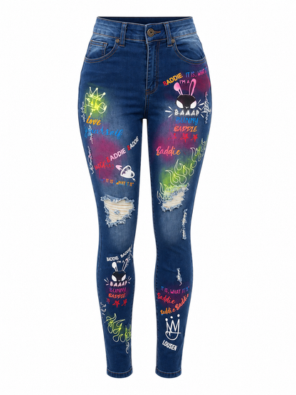 REDFOX WOMEN'S BADDIE SKINNY JEAN