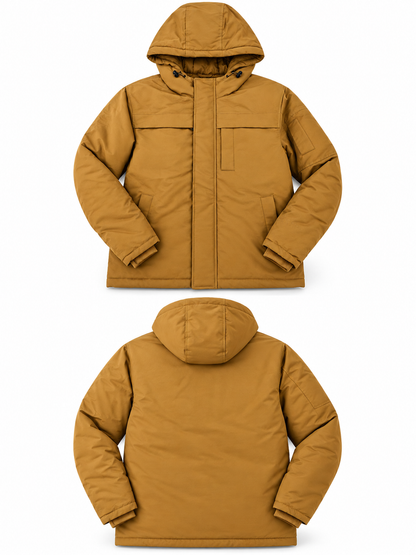 COPPER RIVET PUFF JACKET