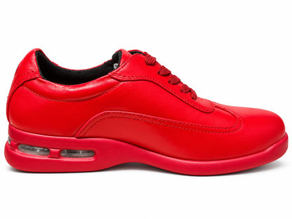 SIO CLASSIC AIR CUSHION LEATHER LOW TOP SNEAKERS (KANSAS)