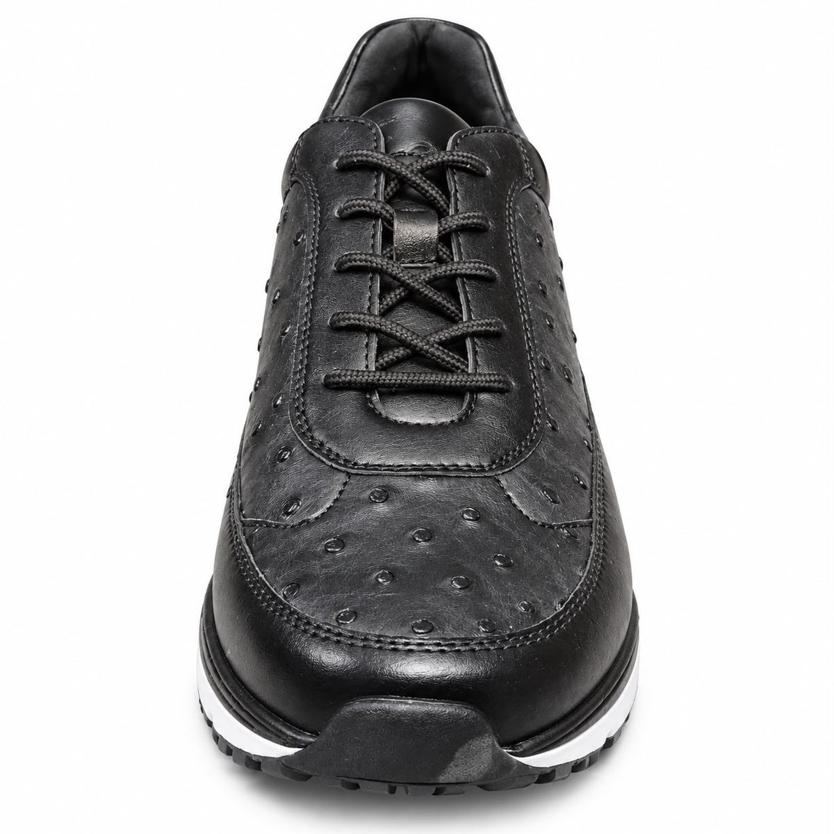 SIO OSTRICH EMBOSSED AIR CUSHION LOW TOP SNEAKERS (VISTA-000)