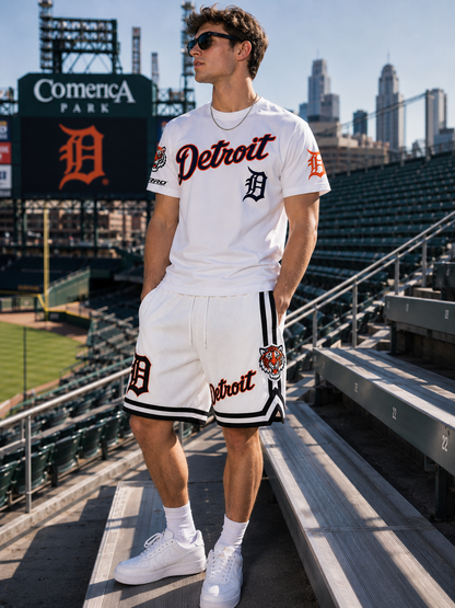 PRO STANDARD MLB DETROIT TIGERS LOGO PRO TEAM MEN'S SHORT