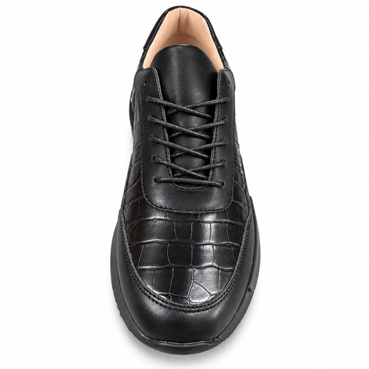 MAZINO CROC EMBOSSED HIGH TOP SNEAKERS  (SAVANNAH-OOO)