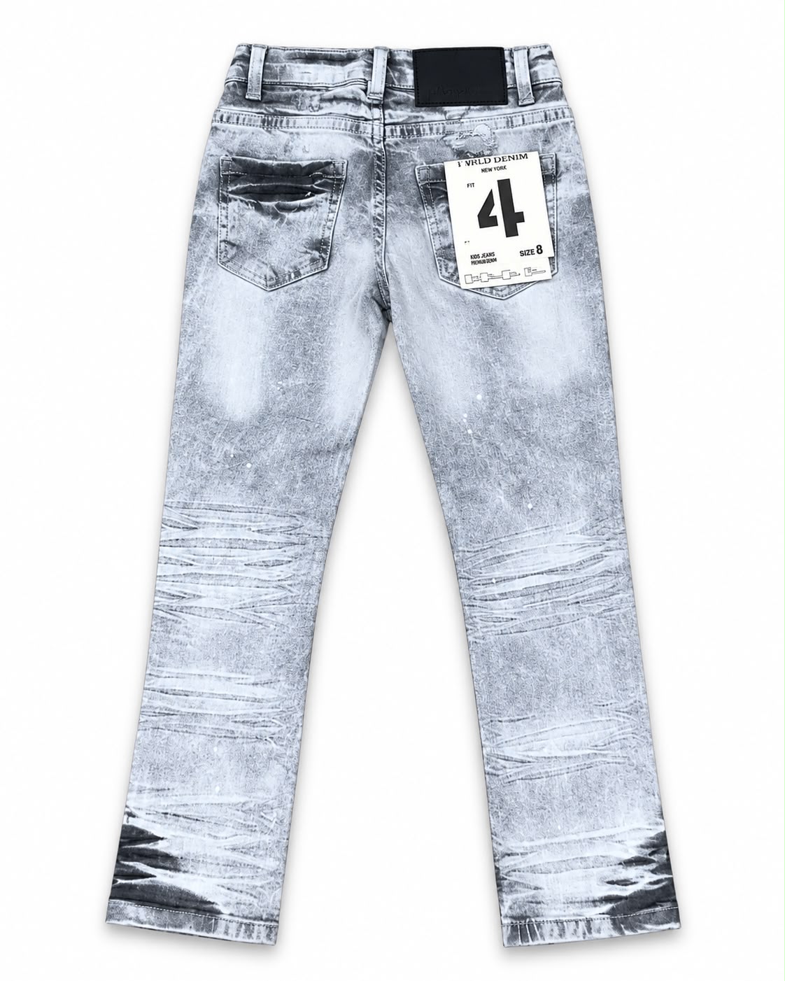EVOLUTION KIDS CHOPPED RELAXED STRAIGHT DENIM PANT