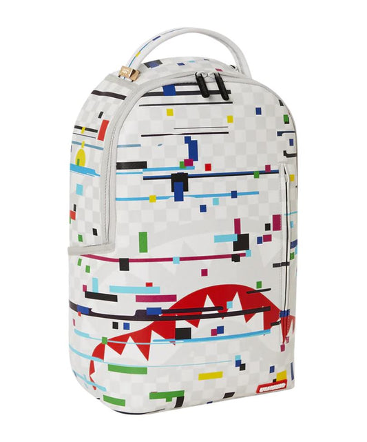 SprayGround - Glitch White Check DLXVV Back Pack