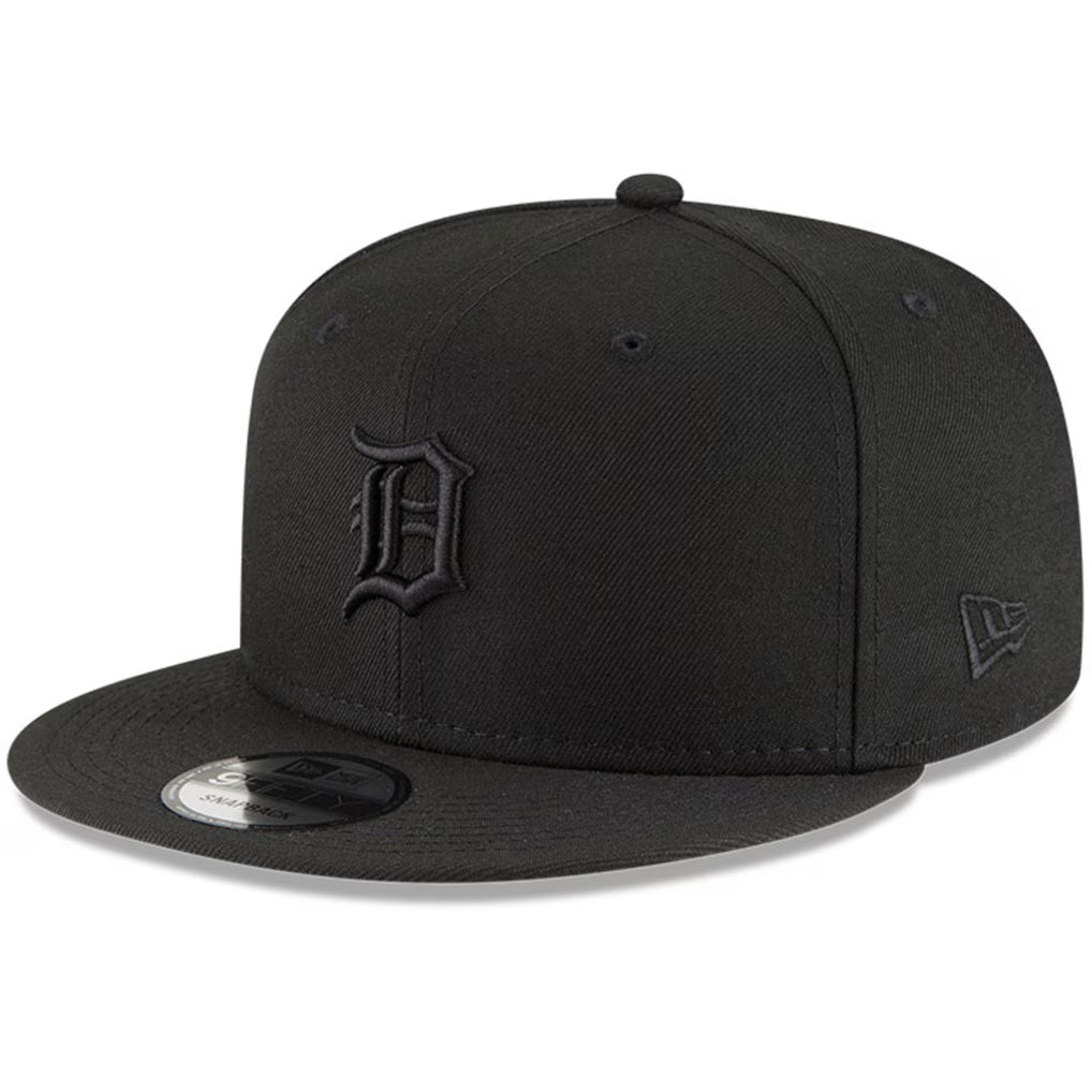 NEW ERA DETROIT TIGERS BLACK 9FIFTY SNAPBACK CAP
