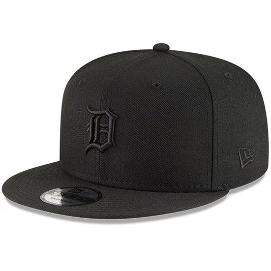 NEW ERA DETROIT TIGERS BLACK 9FIFTY SNAPBACK CAP