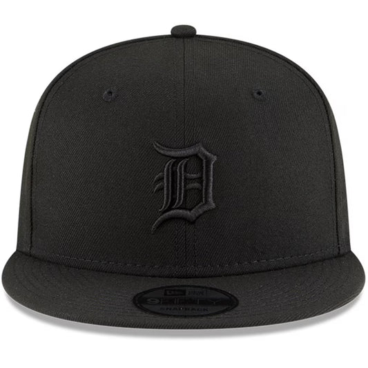 NEW ERA DETROIT TIGERS BLACK 9FIFTY SNAPBACK CAP