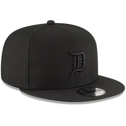 NEW ERA DETROIT TIGERS BLACK 9FIFTY SNAPBACK CAP