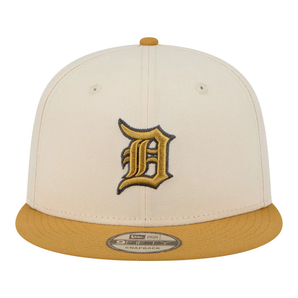 NEW ERA DETROIT TIGERS CREAM/KHAKI 9FIFTY SNAPBACK CAP