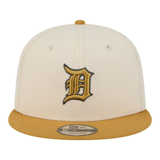 NEW ERA DETROIT TIGERS CREAM/KHAKI 9FIFTY SNAPBACK CAP