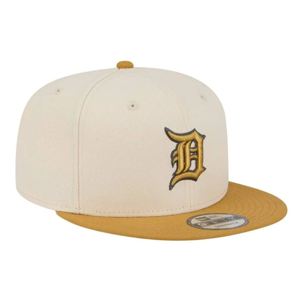 NEW ERA DETROIT TIGERS CREAM/KHAKI 9FIFTY SNAPBACK CAP