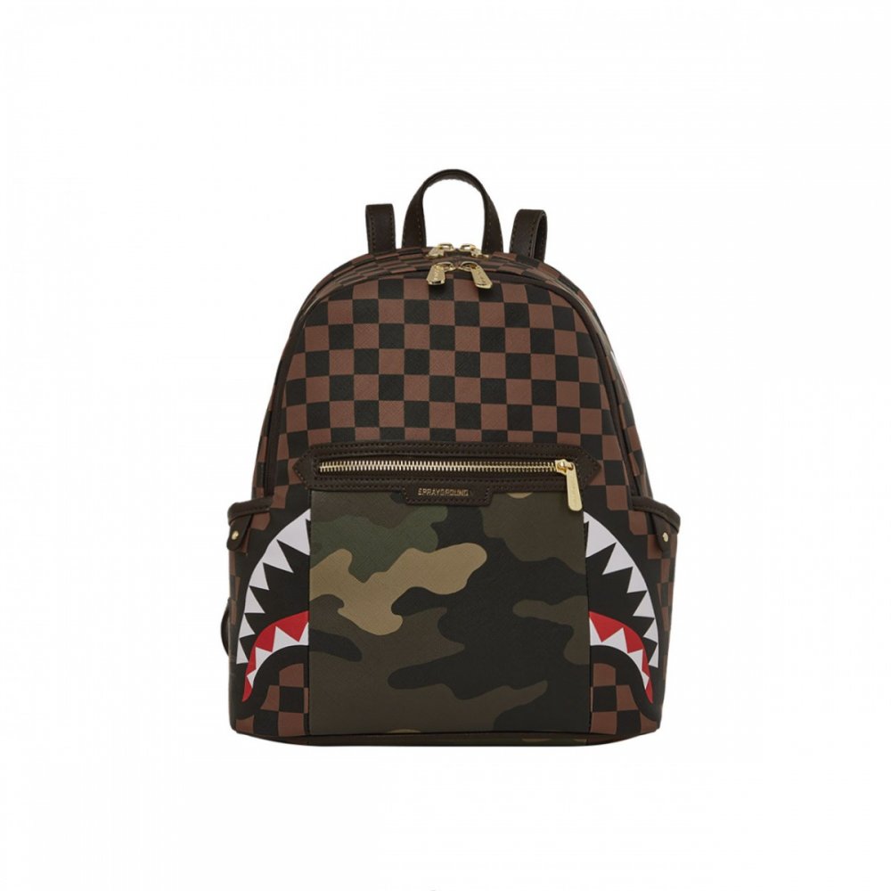 SprayGround - Sip With Camo Accent Savage Back Pack