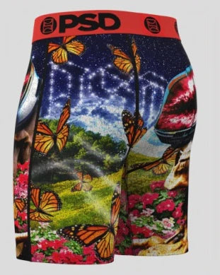 PSD UNDERWEAR MEN'S "META FLORAL" BOXER