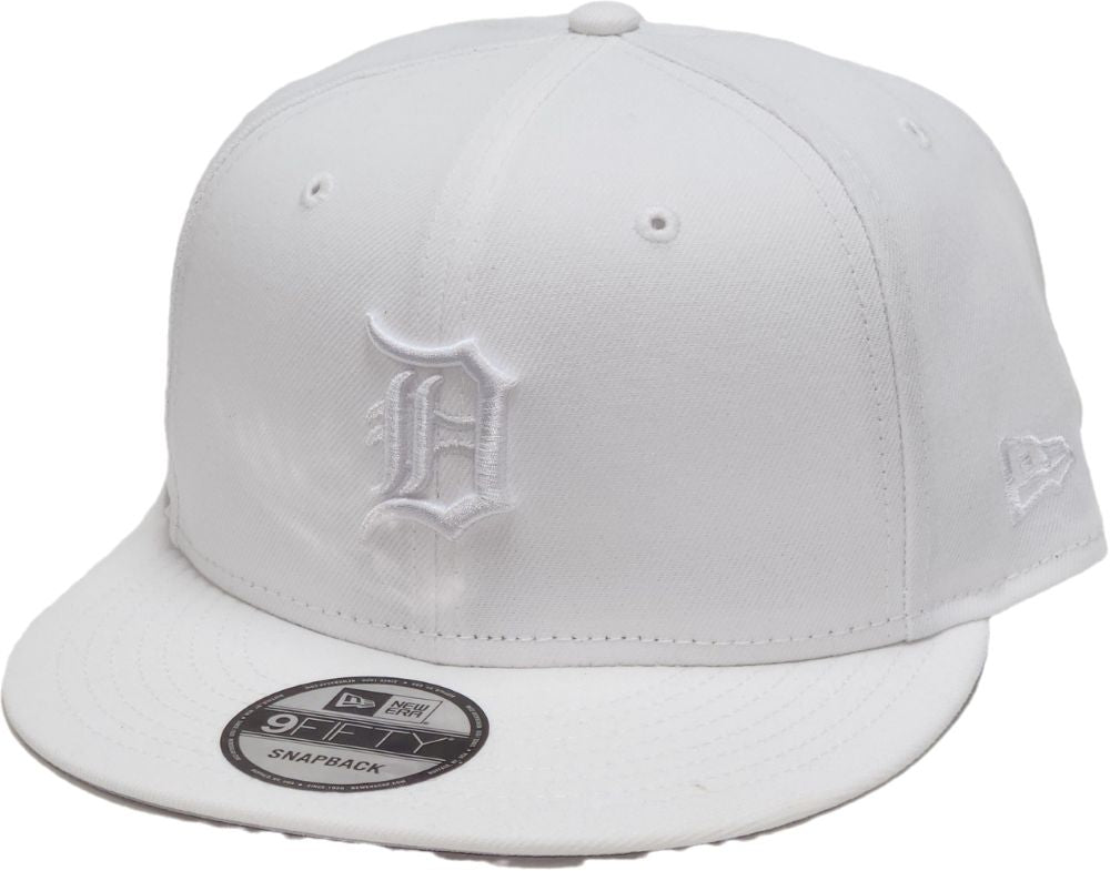 NEW ERA DETROIT TIGERS WHITE 9FIFTY SNAPBACK CAP